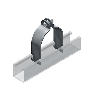 E5-51H TWO PIECE PIPE CLAMP HDG