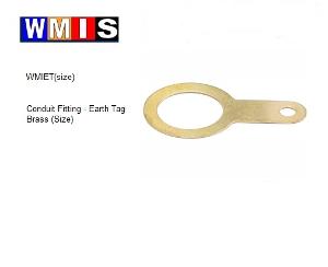EARTH TAG 32MM BRASS